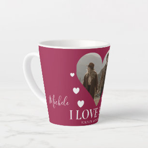 Liefde Valentijnsdag Gepersonaliseerde Koppels Fot Latte Mok