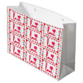 Liefde Valentijnsdag Grote Cadeautas (Achterkant Gekanteld)