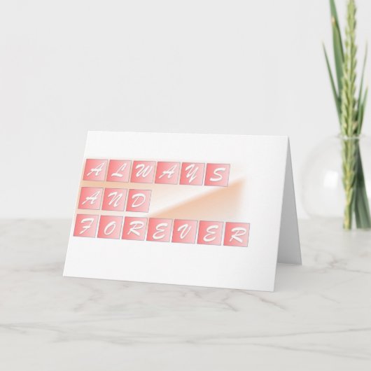 Liefde/Valentijnsdag Kaart (Voorkant)