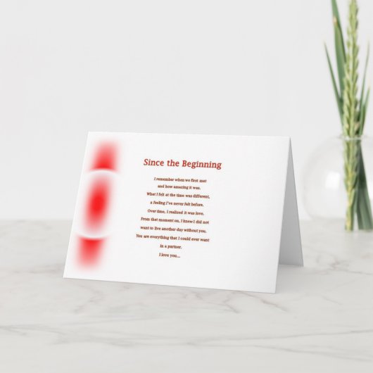 Liefde/Valentijnsdag Kaart (Voorkant)