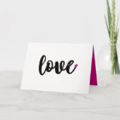 LIEFDE Valentijnsdag Kaart, Jubileum Kaart (Voorkant)