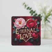 Liefde Valentijnsdag kaarten (Staand voorkant)