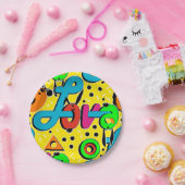 Liefde, Valentijnsdag Papieren Bordje (Feest)