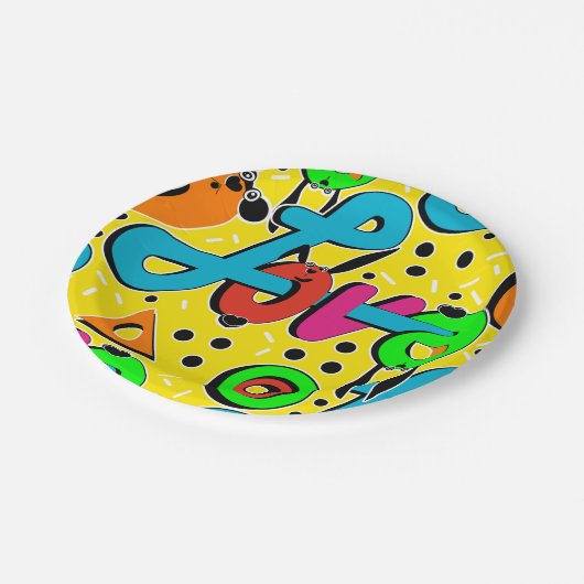 Liefde, Valentijnsdag Papieren Bordje (Gekanteld)