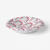 Liefde Valentijnsdag Rainbow Papieren Kommen (Gebogen)