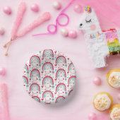 Liefde Valentijnsdag Rainbow Papieren Kommen (Feest)