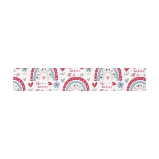 Liefde Valentijnsdag Rainbow Uitnodigingen Wikkel (Vlak)