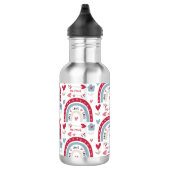 Liefde Valentijnsdag Rainbow Waterfles (Rechts)