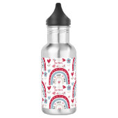 Liefde Valentijnsdag Rainbow Waterfles (Links)