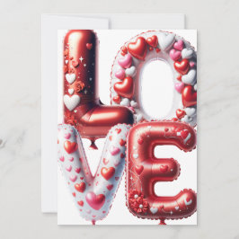 Liefde Valentijnsdag Red Hearts Feestdagenkaart