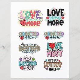 Liefde Valentijnsdag Romantische scrapbookelemente