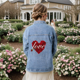 Liefde Valentijnsdag Special Denim Jacket