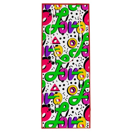 Liefde, Valentijnsdag Wijn Cadeautas (Achterkant)