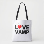 Liefde Vamp aanpasbaar Tote Bag (Voorkant)