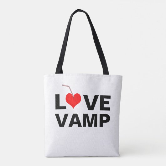 Liefde Vamp aanpasbaar Tote Bag (Achterkant)
