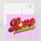 Liefde van Atlanta Briefkaart (Voorkant / Achterkant)
