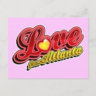 Liefde van Atlanta Briefkaart
