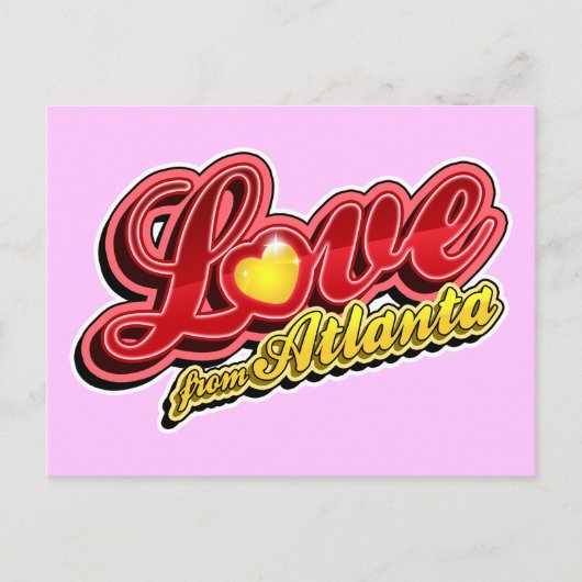 Liefde van Atlanta Briefkaart (Voorkant)
