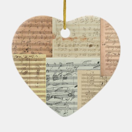 Liefde van Beethoven Ornament Pendant (Achterkant)