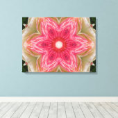 Liefde van binnenuit Mandala Canvas Afdruk (Insitu (Houten vloer))