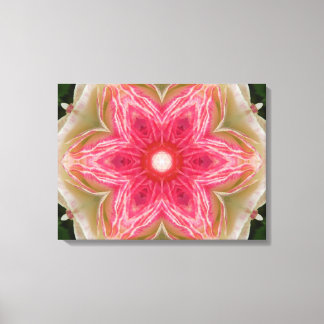 Liefde van binnenuit Mandala Canvas Afdruk