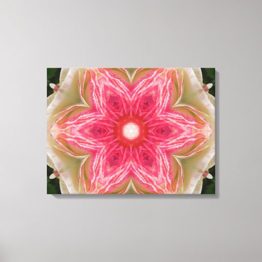 Liefde van binnenuit Mandala Canvas Afdruk (Voorkant)