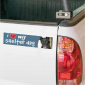 Liefde van de Belgische sjepdog Bumpersticker (Op Truck)
