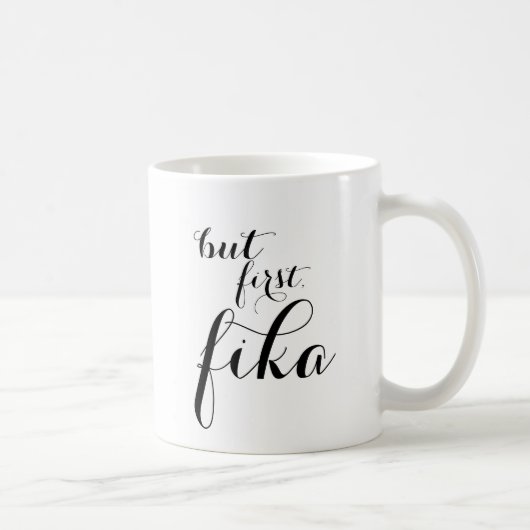 liefde van de fika koffiemok (Rechts)