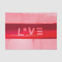 Liefde van de Hippie van Boho de Elegante Rode Tissuepapier