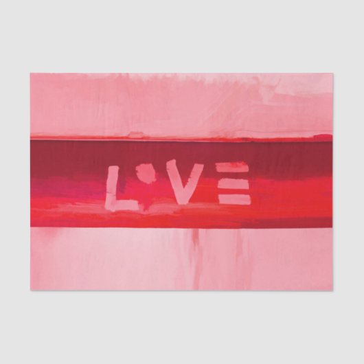 Liefde van de Hippie van Boho de Elegante Rode Tissuepapier (Voorkant)