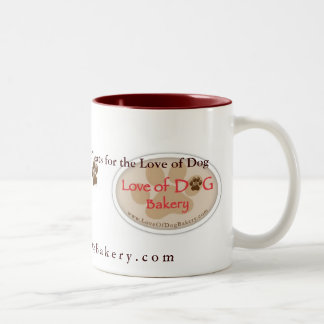 Liefde van de mok van Dog Bakery