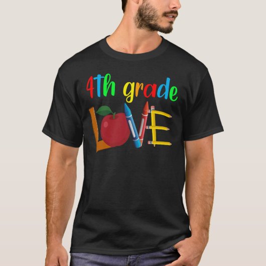liefde van de vierde klas t-shirt (Voorkant)