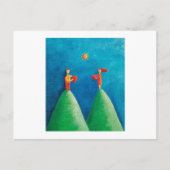 Liefde van een afstand briefkaart (Voorkant)