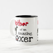 Liefde van een Boxer Dog - Verbazingwekkende Boxer Tweekleurige Koffiemok (Voorkant links)