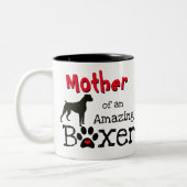 Liefde van een Boxer Dog - Verbazingwekkende Boxer Tweekleurige Koffiemok (Links)