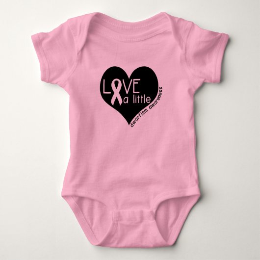 Liefde van een kleine Baby Bodysuit dwarfism (Voorkant)