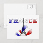 Liefde van Frankrijk Briefkaart (Voorkant / Achterkant)