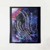 "Liefde van God" 80 in. x 68 in. Wandkleed (Voorkant)