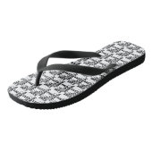 Liefde van God Bijbels kruiswoord all-over unisex Teenslippers (Schuin)
