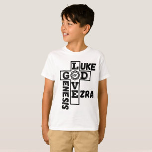 Liefde van God Bijbels kruiswoord Boy's T-shirt