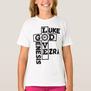 Liefde van God Bijbels kruiswoord Meisjes T-shirt