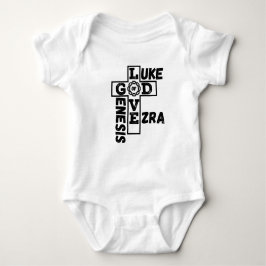 Liefde van God Bijbels kruiswoord Unisex Romper