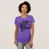 Liefde van God Bijbels kruiswoord Vrouwen T-shirt (Voorkant volledig)