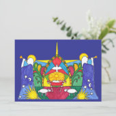 Liefde van God Feestdagenkaart (Staand voorkant)