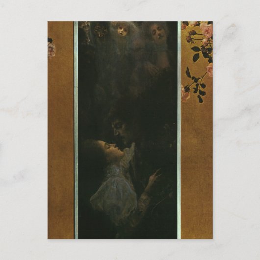 Liefde van Gustav Klimt Briefkaart (Voorkant)