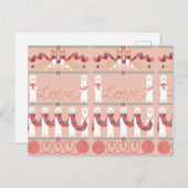 Liefde van het Briefkaart Ermijnen (Voorkant / Achterkant)