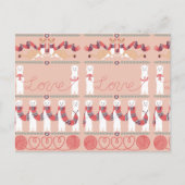 Liefde van het Briefkaart Ermijnen (Voorkant)