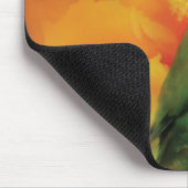 Liefde van Hibiscus Mousepad Muismat (Hoek)