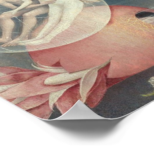 Liefde van Hieronymus Bosch in de hel Poster (Hoek)