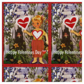 Liefde van Hiking Blonde Stof (Close Up)